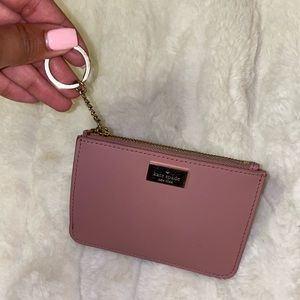 Kate Spade Zip Leather Wallet w/ Card Slots